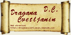 Dragana Cvetljanin vizit kartica